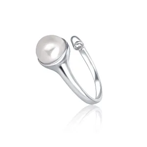 JwL Luxury Pearls Silberring mit echter Perle JL0624