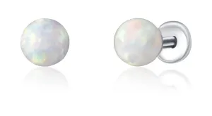 JwL Luxury Pearls Stahlohrringe 2in1 aus echtem Opal JL0810