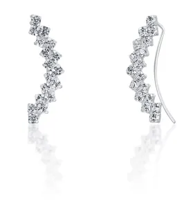 JwL Luxury Pearls Wunderschöne glitzernde Ohrringe mit Kristallen JL0689