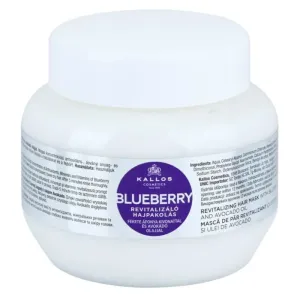 Kallos Blueberry Revitalisierende Maske für trockenes, beschädigtes und gefärbtes Haar 275 ml