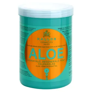 Kallos Aloe Moisture Repair Shine Hair Mask pflegende Haarmaske für Feinheit und Glanz des Haars 1000 ml