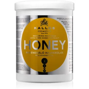 Kallos Honey Repairing Hair Mask pflegende Haarmaske für trockenes und geschädigtes Haar 1000 ml