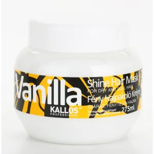 Kallos Vanilla Shine Hair Mask kräftigende Maske für trockenes Haar 275 ml