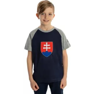 Kappa LOGO CAFY JR T-Shirt für Kinder, dunkelblau, größe 12