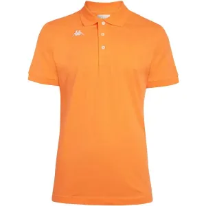 Kappa LOGO DIRK MSS Herren Poloshirt, orange, größe M