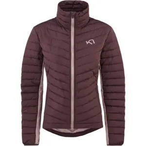 KARI TRAA EVA DOWN JACKET Ski Daunenjacke für Damen, weinrot, größe L