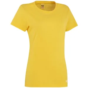 KARI TRAA TRAA TEE Damen T-Shirt, gelb, größe XS