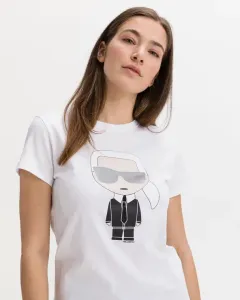 Weiße T-Shirts Karl Lagerfeld