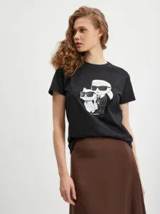 Karl Lagerfeld Ikonik T-Shirt Schwarz #981074
