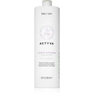Kemon Actyva Colore Brillante Aufhellendes und stärkendes Shampoo für coloriertes Haar 1000 ml
