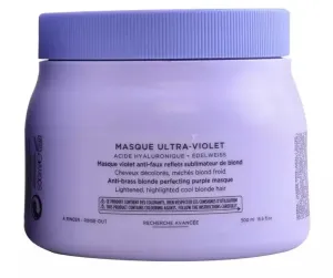 Kérastase Blond Absolu Masque Ultra-Violet Haarmaske für platinblondes und graues Haar 500 ml