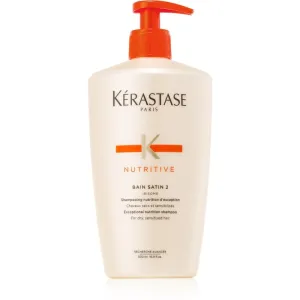 Kérastase Nutritive Bain Satin 2 nährende Shampoo-Kur für trockenes und überempfindliches Haar 500 ml