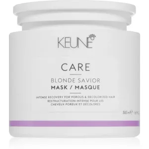 Keune Care Blonde Savior Mask Hydratisierende Maske für gebleichtes Haar 500 ml