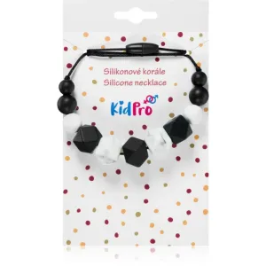 KidPro Silicone Necklace Beißperlen Black & White 1 St
