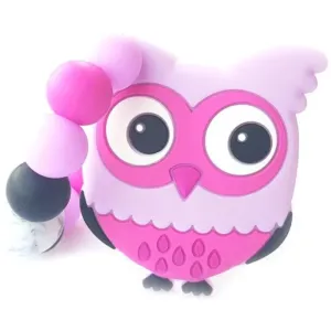 KidPro Teether Owl Pink Beißring 1 St