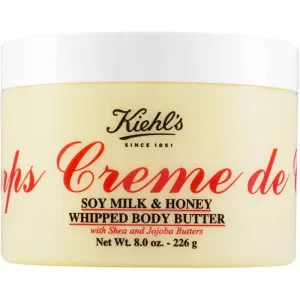 Kiehl's Creme de Corps Soy Milk & Honey Whipped Body Butter Körperbutter mit Bambus Butter 226 g
