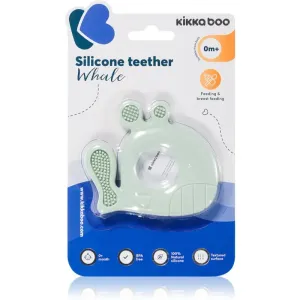 Kikkaboo Silicone Teether Whale Beißring Mint 1 St