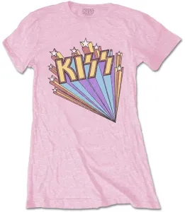 Kiss T-Shirt Stars Damen Pink M