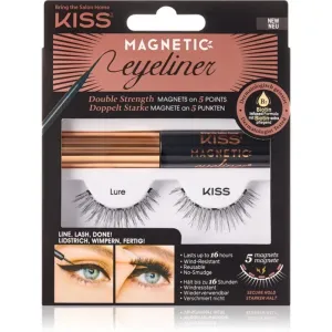 KISS Magnetic Eyeliner & Eyelash Kit Magnetwimpern 01 Lure 1 Paar
