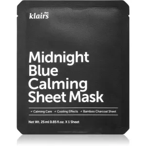 Klairs Midnight Blue Calming Sheet Mask Beruhigende Tuchmaske 25 ml
