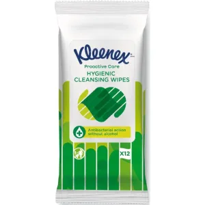 Kleenex Antibacterial Wet Wipes Feuchttücher ohne Alkohol 12 St