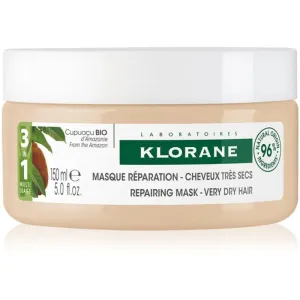 Klorane Cupuaçu Bio Bio regenerierende Maske für die Haare für sehr trockene Haare 150 ml