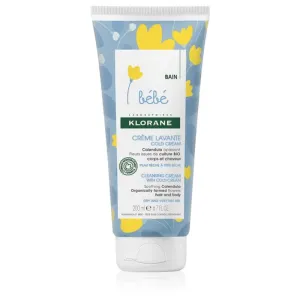 Klorane Baby Shower Creme für Körper und Haare für trockene bis sehr trockene Haut (Cleansing Cream) 200 ml