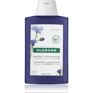 Klorane Cornflower Organic Shampoo neutralisiert gelbe Verfärbungen 200 ml