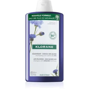 Klorane Cornflower Organic Shampoo neutralisiert gelbe Verfärbungen 400 ml