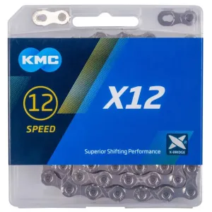 KMC X-12 Silber BOX Fahrradkette, silbern, größe os