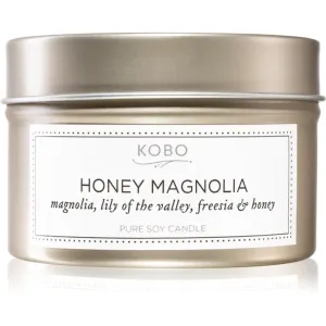 KOBO Natural Math Honey Magnolia Duftkerze in blechverpackung 113 g