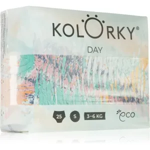 Kolorky Day Brushes Einweg-ÖKO-Windeln Größe S 3-6 Kg 25 St