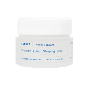 Korres Feuchtigkeitsspendende Nachtcreme mit Probiotika Greek Yoghurt (Probiotic Quench Sleeping Facial) 40 ml