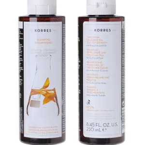 Korres Shampoo für gefärbtes Haar mit Sonnenblumen und BIO Extrakten 250 ml