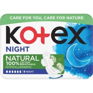 Kotex Natural Night Binden 6 St