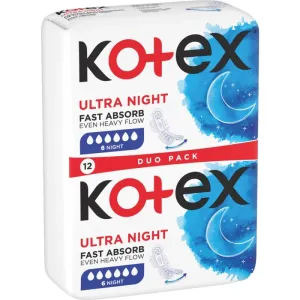 Kotex Ultra Comfort Night Binden 12 St
