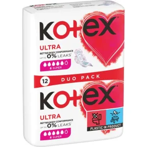 Kotex Ultra Comfort Super Binden 12 St