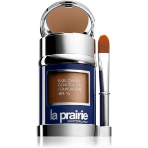 La Prairie Luxuriöses Flüssig-Make-up mit Korrektor SPF 15 (Skin Caviar Concealer Foundation) 30 ml + 2 g Pure Ivory