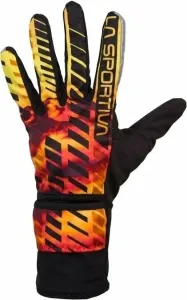 La Sportiva Winter Running Gloves Evo M Black/Yellow S Laufhandschuhe