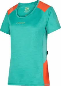 La Sportiva Compass T-Shirt W Lagoon/Cherry Tomato L Outdoor T-Shirt