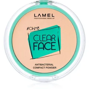 LAMEL OhMy Clear Face Kompaktpuder mit antibakteriellem Zusatz Farbton 402 Vanilla 6 g