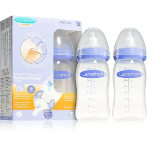 Lansinoh NaturalWave Babyflasche Medium 2x240 ml