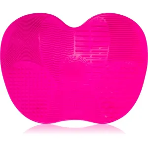 Lash Brow Silicone Make-up Brush Wash Matte Pink Reinigungsmatte für Pinsel Größe XL 1 St