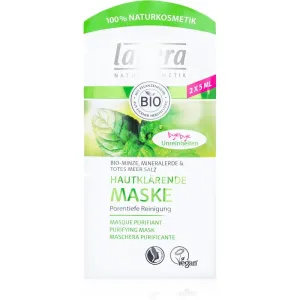 Lavera Bio Mint Tiefenreinigende Maske 2x5 ml