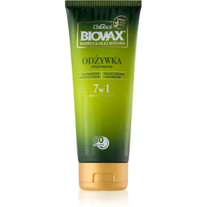 L’biotica Biovax Bamboo & Avocado Oil regenerierender Express-Conditioner für beschädigtes Haar 200 ml