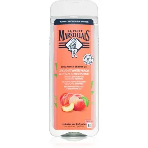 Le Petit Marseillais White Peach & Nectarine Bio sanftes Duschgel 400 ml