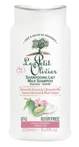 Le Petit Olivier Erweichendes Shampoo für normales Haar Mandelmilch und Reiscreme 250 ml