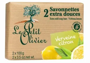 Le Petit Olivier Extra feine Seife Verbene und Zitrone 2 x 100 g