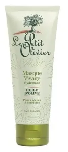 Le Petit Olivier Feuchtigkeitsspendende Gesichtsmaske mit Olivenöl und Rosenwasser 75 ml