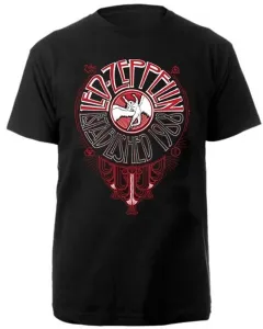 Led Zeppelin T-Shirt Deco Circle Black XL #25197